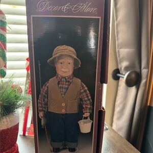 Decor & More Fisherman Doll with Vest